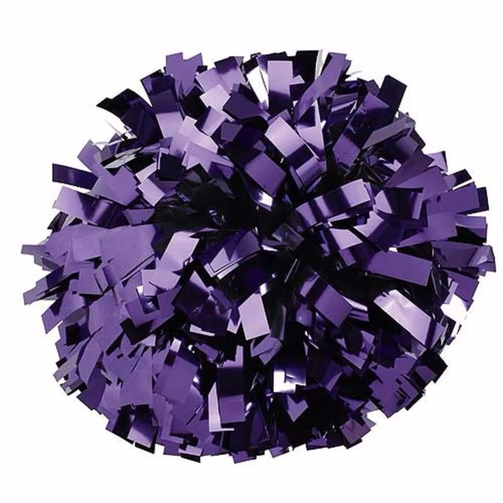 Pom poms 3/4 &quotx 6&quot болельщик металлик ярко розовый/металлик черный на заказ оптовая