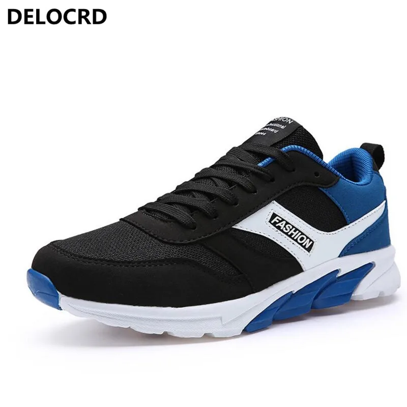 

2018 Men's sneaker High Quality Mesh Autumn Winter Men's Casual Shoes Train Flying Fabric Casual Shoes Outdoor Style Men's Shoes