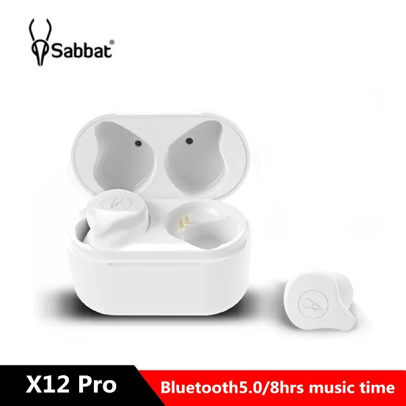 

NEW Arrival Sabbat X12 Pro TWS Bluetooth Earbud 5.0 Binaural Stereo In-ear Mini Wireless Earphone with Charging Bin