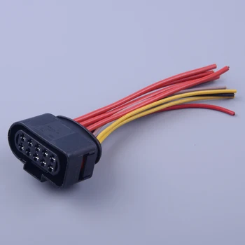 

CITALL 10 pin 10 Wire Headlight Wiring Pigtail Adapter Connector Plug for AUDI A3 2006 2007 2008 2009 2010 2011 2012 2013