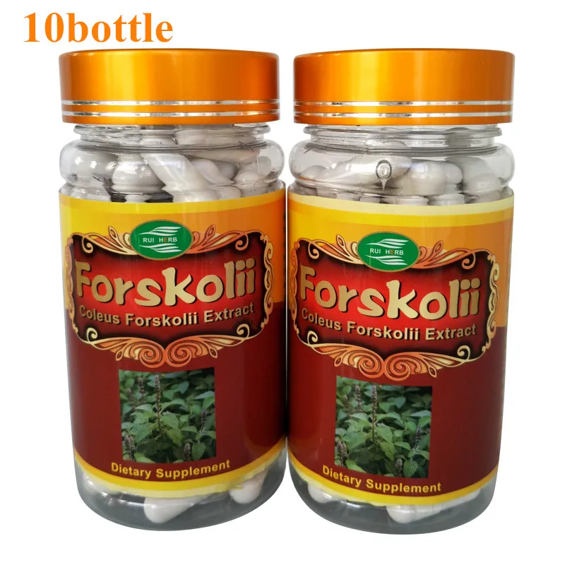 

10Bottles FORSKOLIN EXTRACT COLEUS FORSKOHLII 100% PURE Weight Loss 450mg x 900Capsule 20% STANDARDIZED