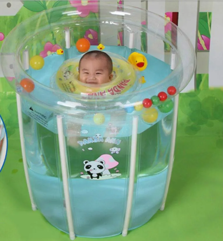

Newborn Baby Swimming Pool Mambary Support BabyTtransparent Insulation Household Baby Infant Swimming Pool Bucket