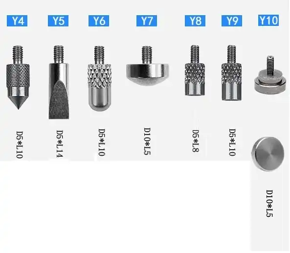 3 10pcs M2.5 Dial gauge probe, needle tip probe for dial indicator