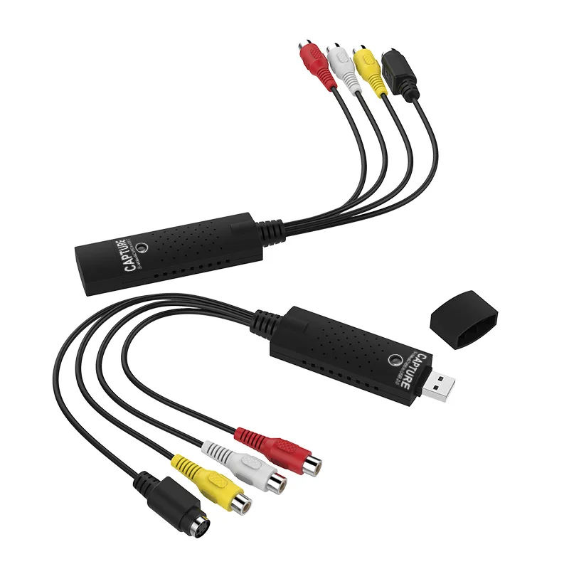 Карта видеозахвата Usb 2,0, встроенный чип преобразования, поддержка видео формата Pal/Ntsc, подходит для камер безопасности, DVD, телеприставки