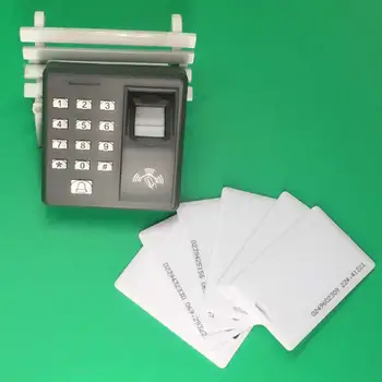 

MF100 Fingerprint &125KHz EM RFID Card Door Access Control for Home/Office +10 Piece 125khz RFID Card