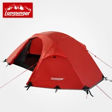 Silicon ultra-light single double layer aluminum rod outdoor camping alpine tents winter tent