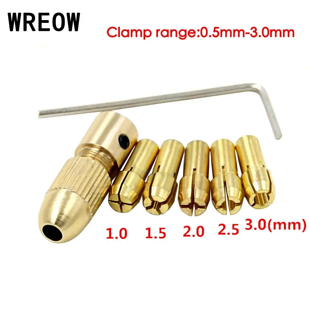 Mini Drill Bit Collect Set 1.0-3.0mm Fit Small Electric Accessories Mandrin Perceuse for Micro Electronic Twist Chuck | Инструменты