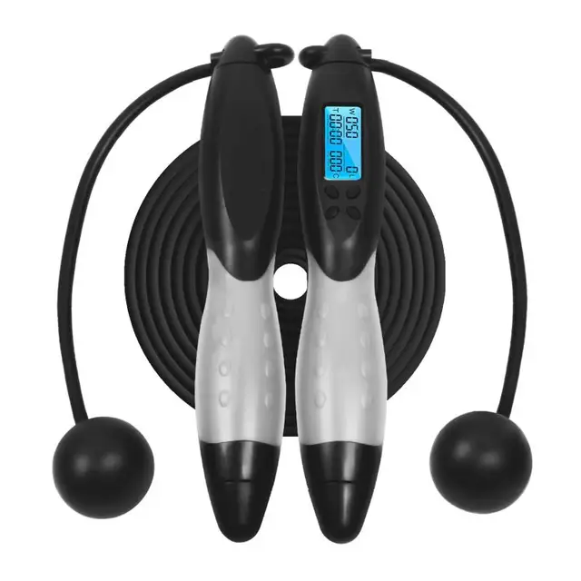 US $10.30 1pc Smart Electronic Digital Adult Skip Rope Calorie Consumption Professional Fitness Body Building