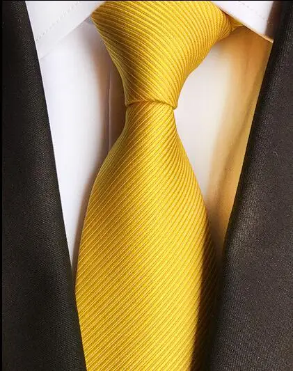 Новинка, классический мужской галстук 8 см, шелк, роскошный однотонный клетчатый галстук в горошек, бизнес галстук для мужчин, галстук для свадебной вечеринки - Цвет: SC-01