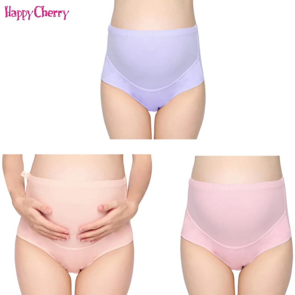 

3 PCS/Pack Low Waist Pregnancy Underwear Pants Cotton Women Maternal Pant Pregnancy Clothes 3 Size