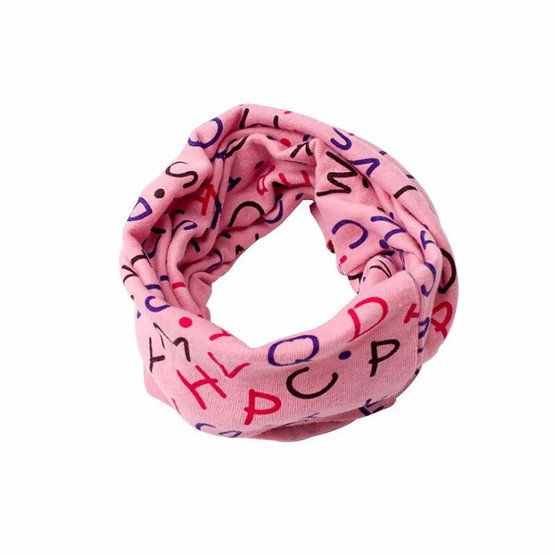 Зимний детский шарф с круглым кольцом, милые детские воротники, нагрудники для маленьких девочек и мальчиков, шарфы, детское кольцо, шарф