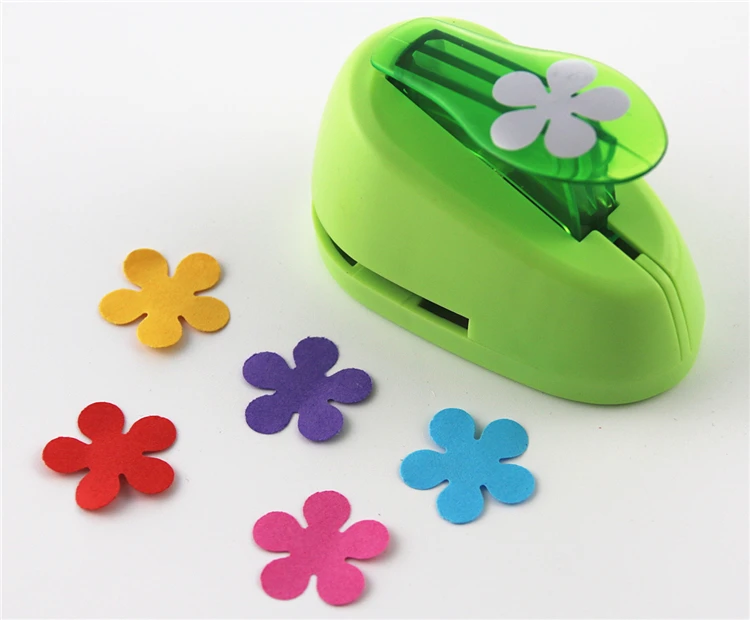 free shipping flower paper punches for scrapbooking furador de papel flower paper puncher