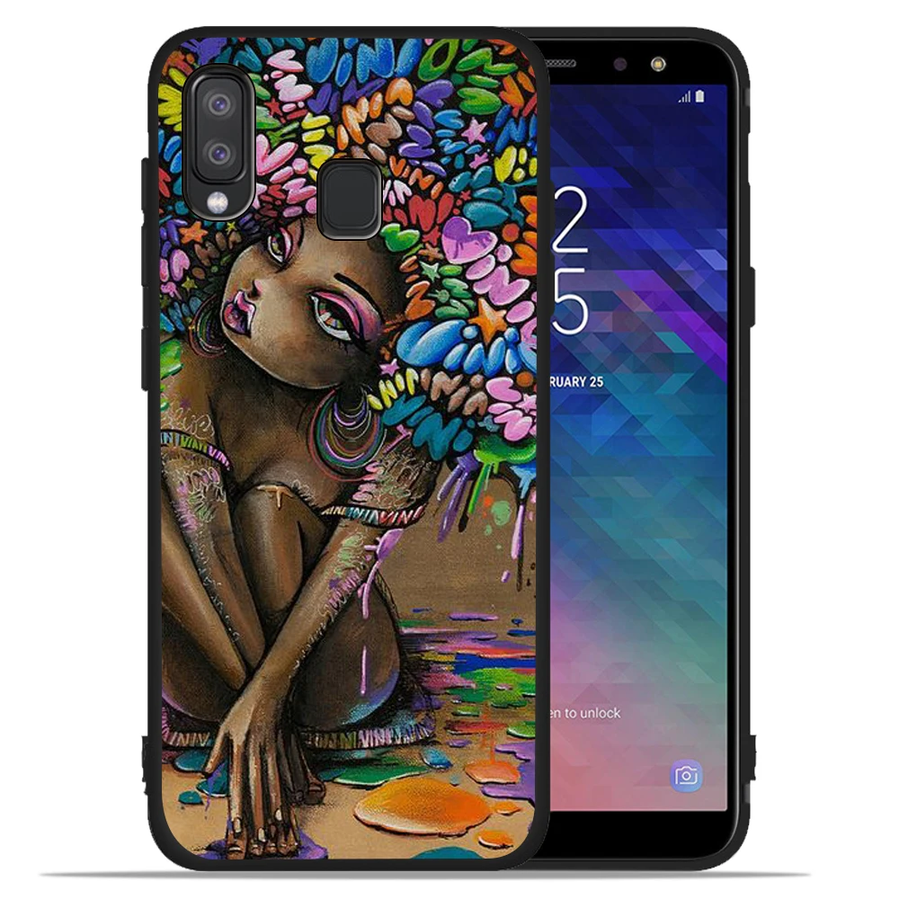 Мягкий силиконовый чехол для Samsung Galaxy A50 африканских девушек A10 A20 A30 A40 A70 M10 M20