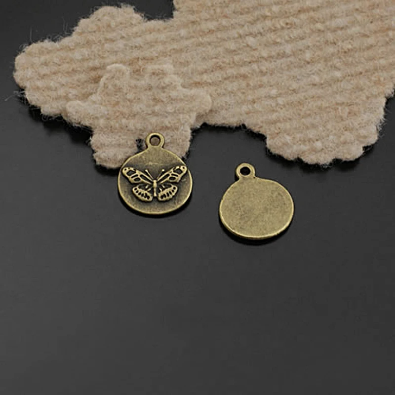 

(26341)30PCS 17x15MM Antique Bronze Zinc Alloy Butterfly Charms Pendants Diy Jewelry Findings Accessories Wholesale