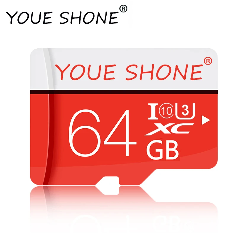 Youe shone 32 Гб microsd карта памяти 8 ГБ 16 ГБ 32 ГБ 64 Гб 128 Гб класс 10 micro sd карта флэш-карта 4 Гб флешка