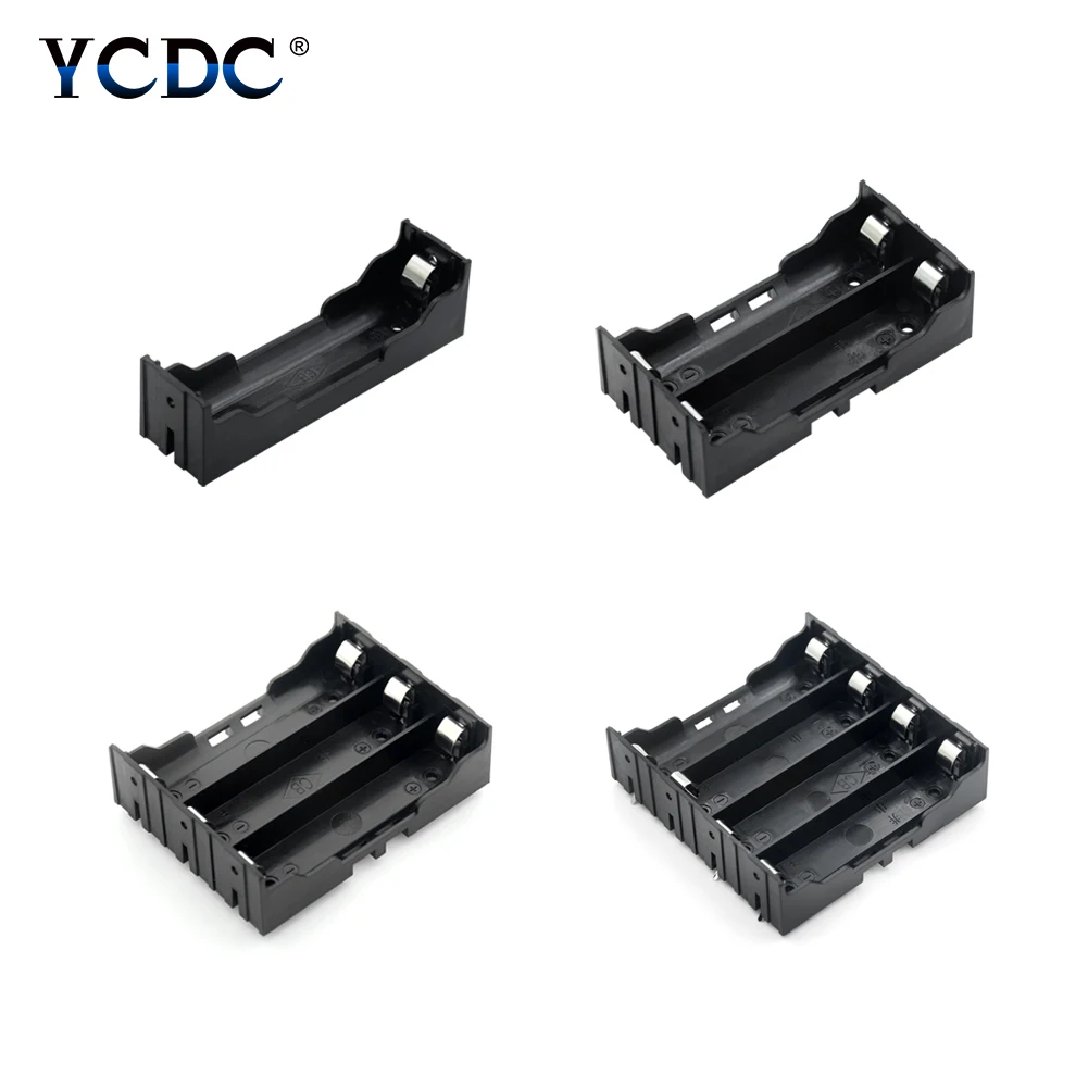 Держатель для аккумулятора YCDC ABS 18650 жесткий штифт 1X 2X 3X 4X чехол аккумуляторов