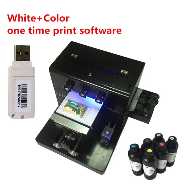 Cheap New upgrade A4 Small size UV printer for leather Phone case/Acrylic/Wooden/Metal plate printer With CE with UV ink Cheap New upgrade A4 Small size UV printer for leather Phone case/Acrylic/Wooden/Metal plate printer With CE with UV ink