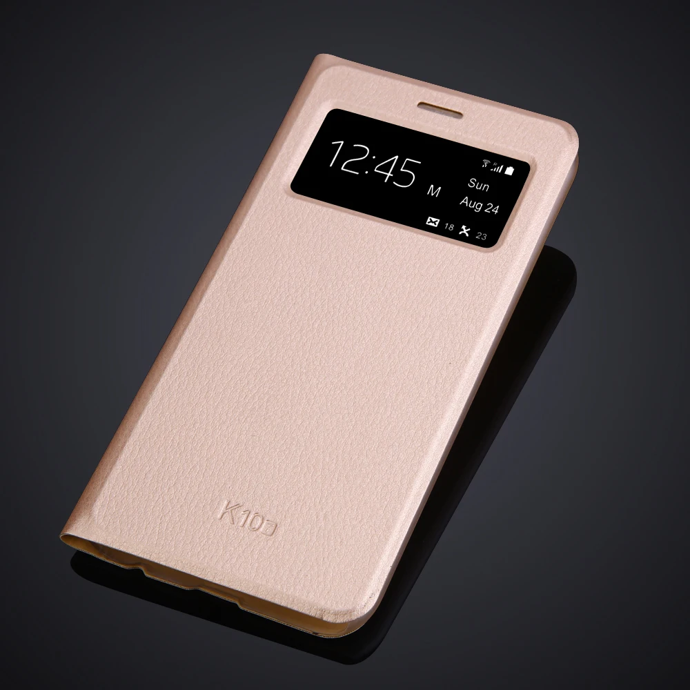 

2017 Newest Smart Cover Case for K10 2017 flip cover PU Leather Smart Sleep Window case For LG K10 2017 M250DSN Phone cases