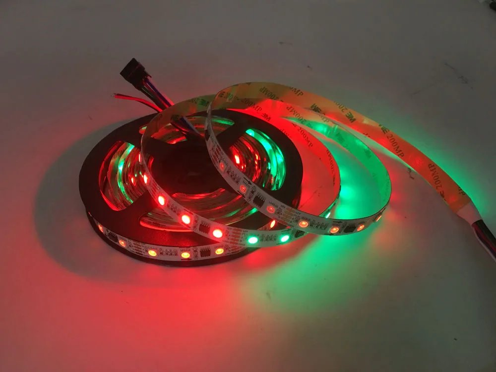 Для детей от 1 года до 5 лет м TM512AC WS2812B светодиодные полосы DC12V RGB Led свет белый PCB IP30 IP67 точки прерывания непрерывной передачи FlexibleTape свет