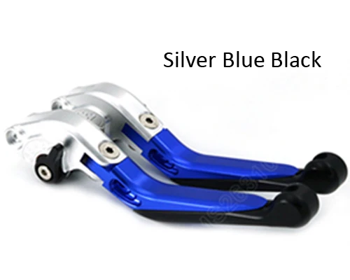 Для HONDA CB650R CB 650R аксессуары для мотоциклов Складные Выдвижные регулируемые тормоза рычаги сцепления с логотипом CNC - Цвет: Silver Blue Black