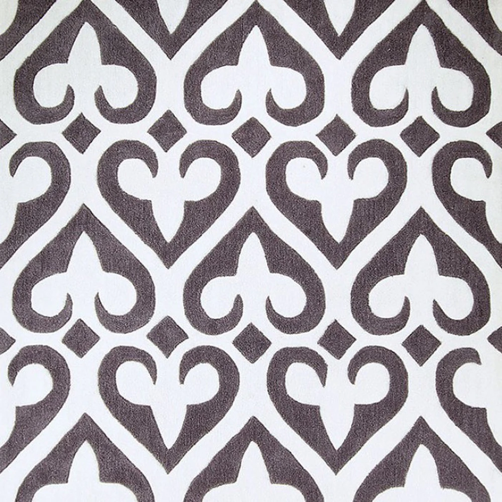 Agape Contemporary Area Rug, Grey Finish