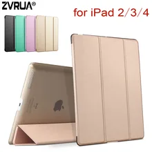 Для iPad 2/3/4, ZVRUA ура Цвет PU Smart Cover чехол Магнит wake up sleep для apple iPad2 iPad3 iPad4