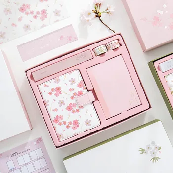 

Kawaii cherry blossoms Notebook Plan To Do List Colorful Gift Boxed Daily Book Planner School Stationary