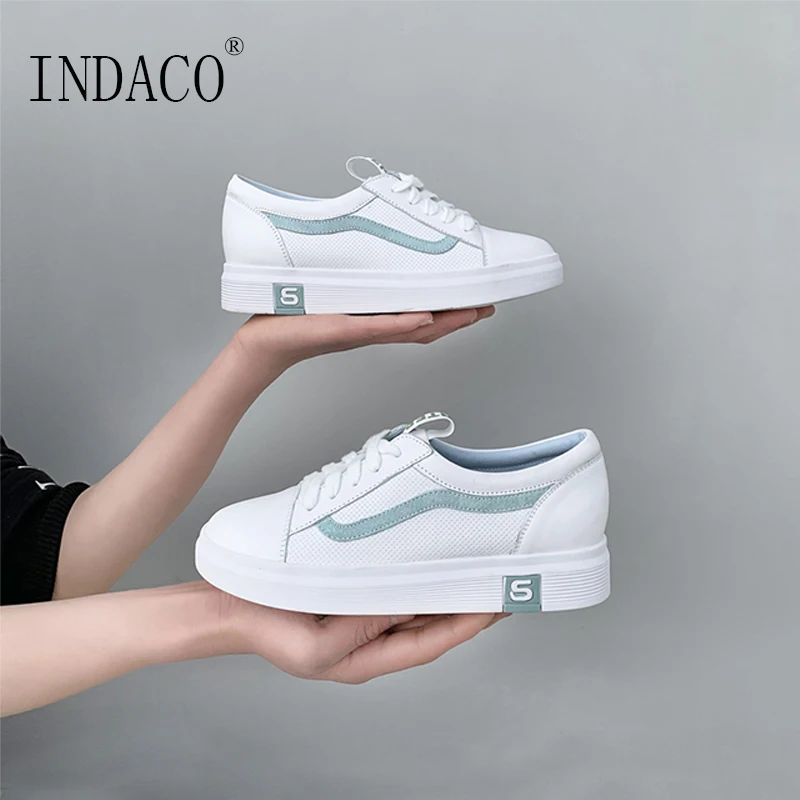 

Shoes Woman Sneakers White Shoes Woman Leather Platform Women Casual Shoes 3cm