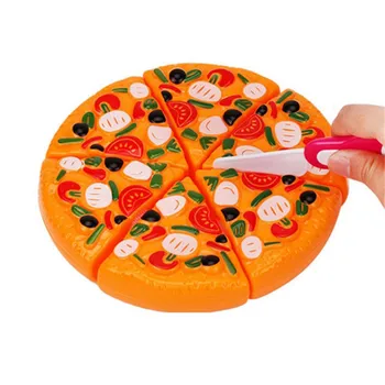 

Food Kitchen Pretend Play Toy Cutting Plastic Pizza Toy Early Development And Education Toys For Baby Kids Children