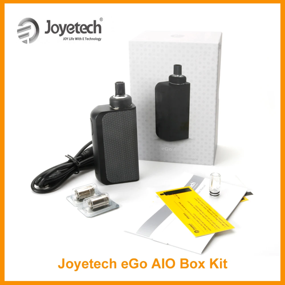 

France Warehouse Original Joyetech eGO AIO Box Kit Built in 2100mAh BF SS316 Coil 2ml Atomizer Capacity Vape E-Cigarette