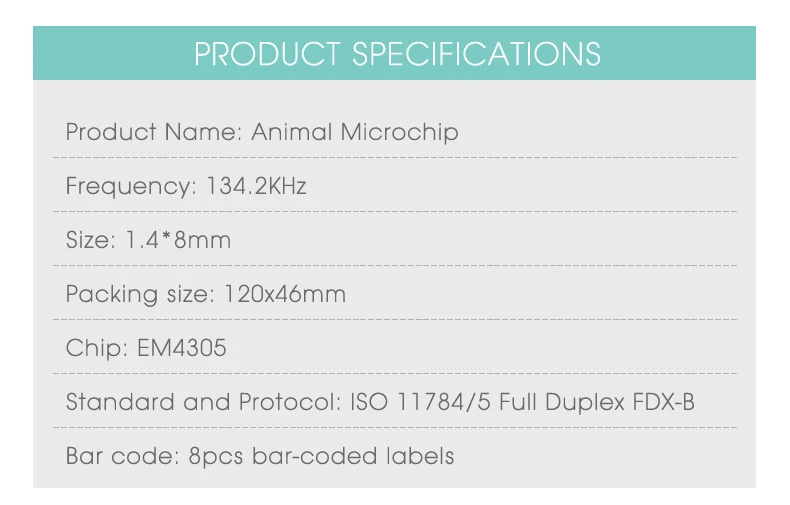 1,4x8/2,12x12/1,25x7 мм размер FDX-B ICAR номер ISO11784/5 чип RFID имплантат шприц микрочип для животных шприц для домашних собак, кошек, рыб