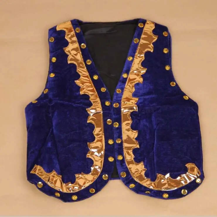 

Children's dance wear boy vest Uighur children performance clothing costume