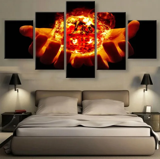 

5 Pieces/set Canvas art Printed AS ROMA Canvas Painting on canvas prints poster home decor for living room