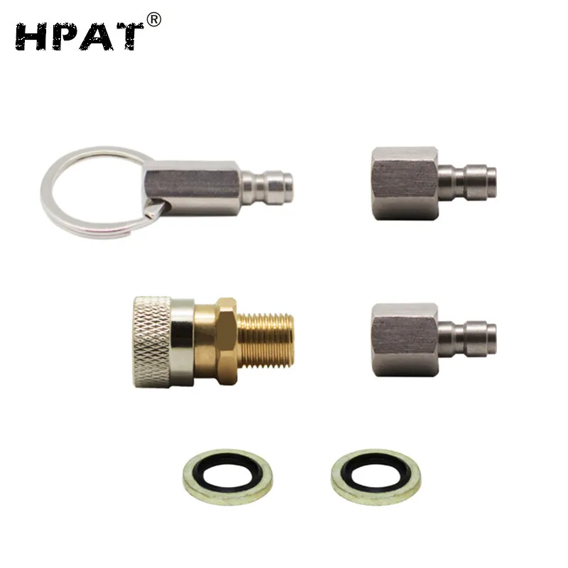 option 1 one quick coupler and 3 plugs