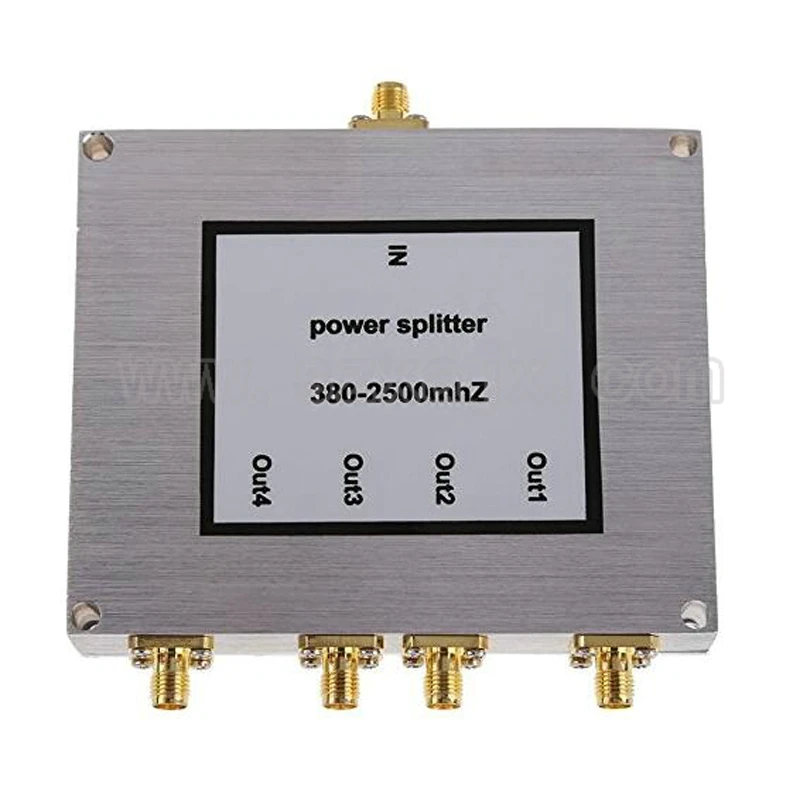 Разветвитель мощности SMA 4 канала 380 2500 МГц|cable splitter|splitter powersplitter cable |