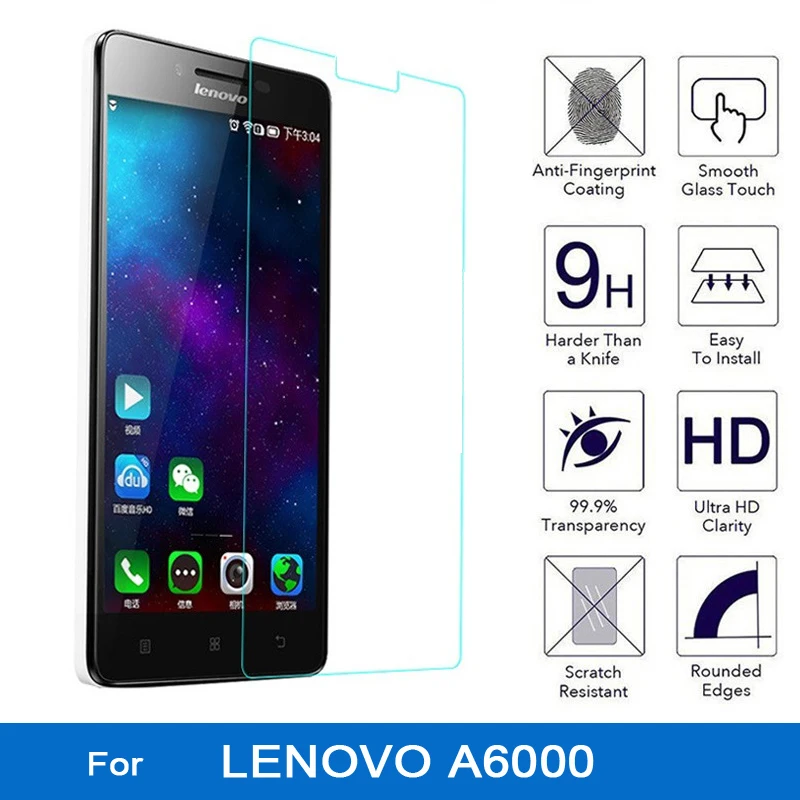 

9H 2.5D HD Premium Tempered Glass for lenovo a6000 Screen Protector Film for lenovo a6000 a 6000 lemon k3 K30-t K30-w K30t K30w