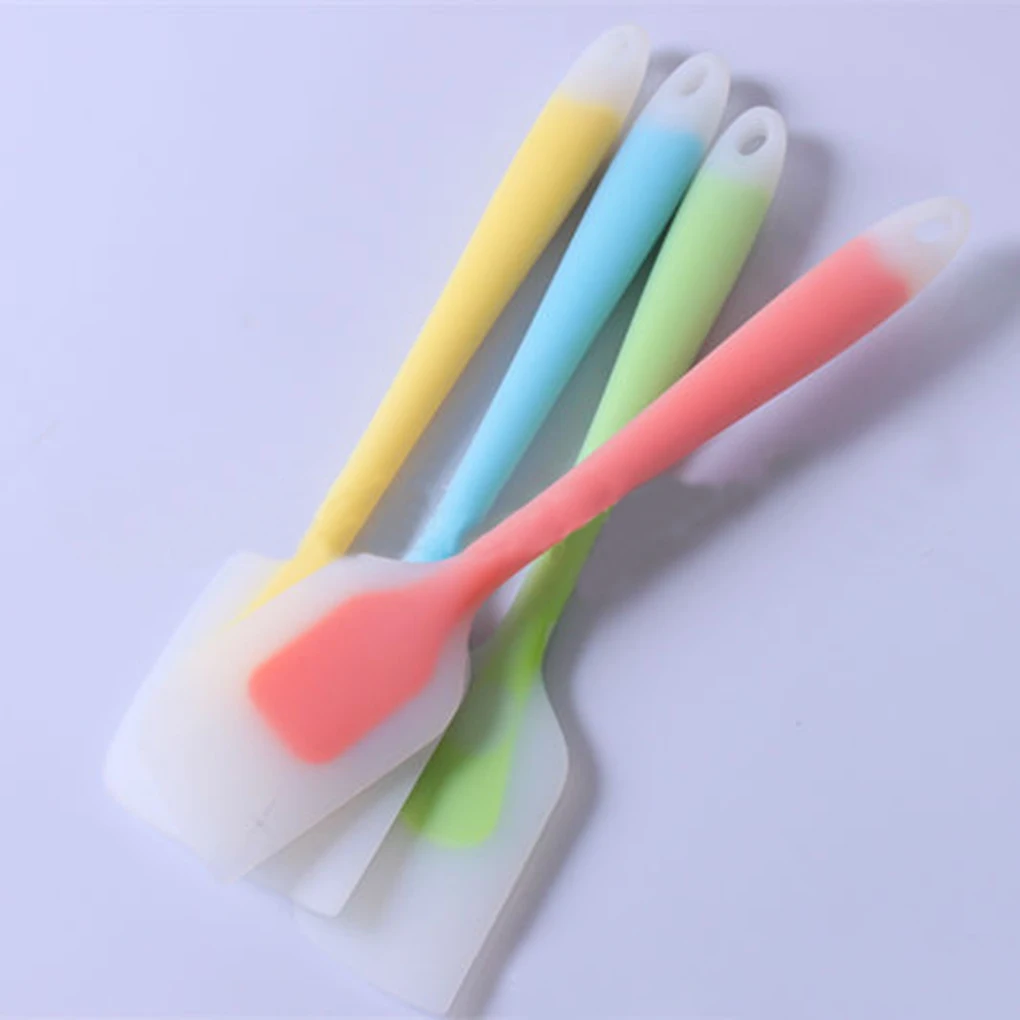  Cake Butter Cream Spatula Oil Bread Scraper Brush Baking Silicone Tools Multi-color