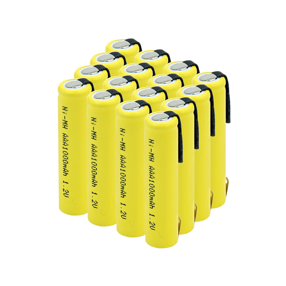 Aaa nimh 1,2 v 1000mAh cells pilha recarregavel AAA Ni-MH аккумуляторы для телефонов беспроводная клавиатура перезаряжаемая мышь игрушка с вкладками