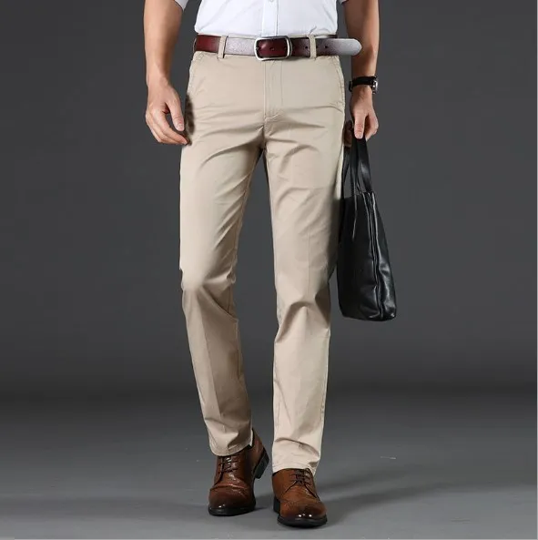 High Quality Business Casual Trousers Men Plus Size 38 40 Straight ...