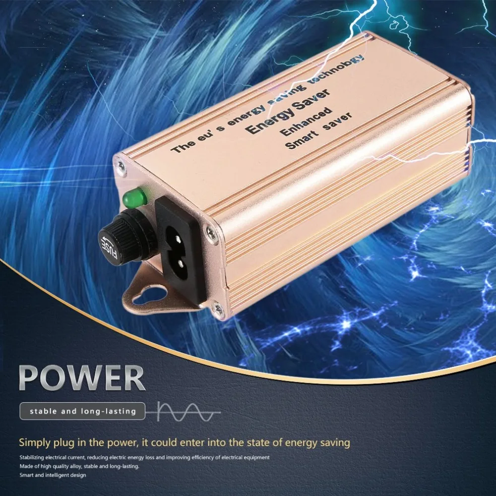 

Smart Electricity Enhanced Saving Box Power Up to 50% Energy Saver+US UK Plug Reduce Current Wave Form Distortion Drop Shipping