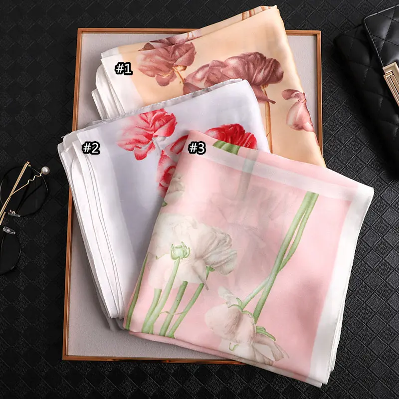 

2019 NEW Lotus print hijab scarf 3 color muslim hijabs fashion women scarves shawls brand soft muffler 10pcs/lot