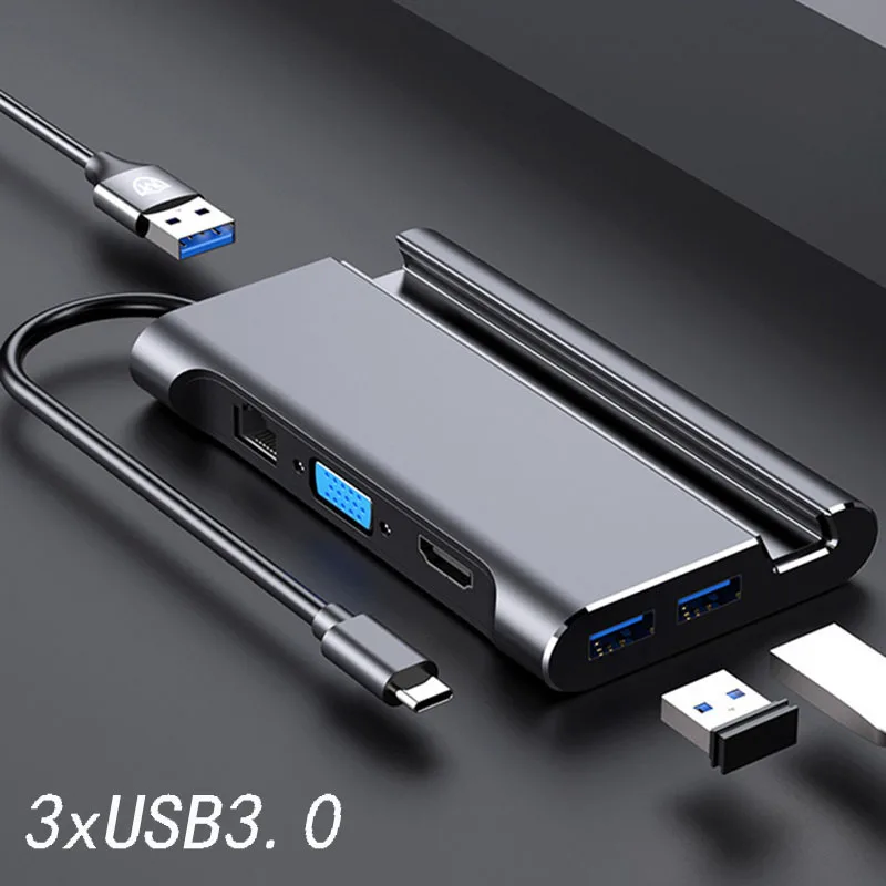 USB разветвитель Fealushon с 3 0 и портами|USB-хабы| |