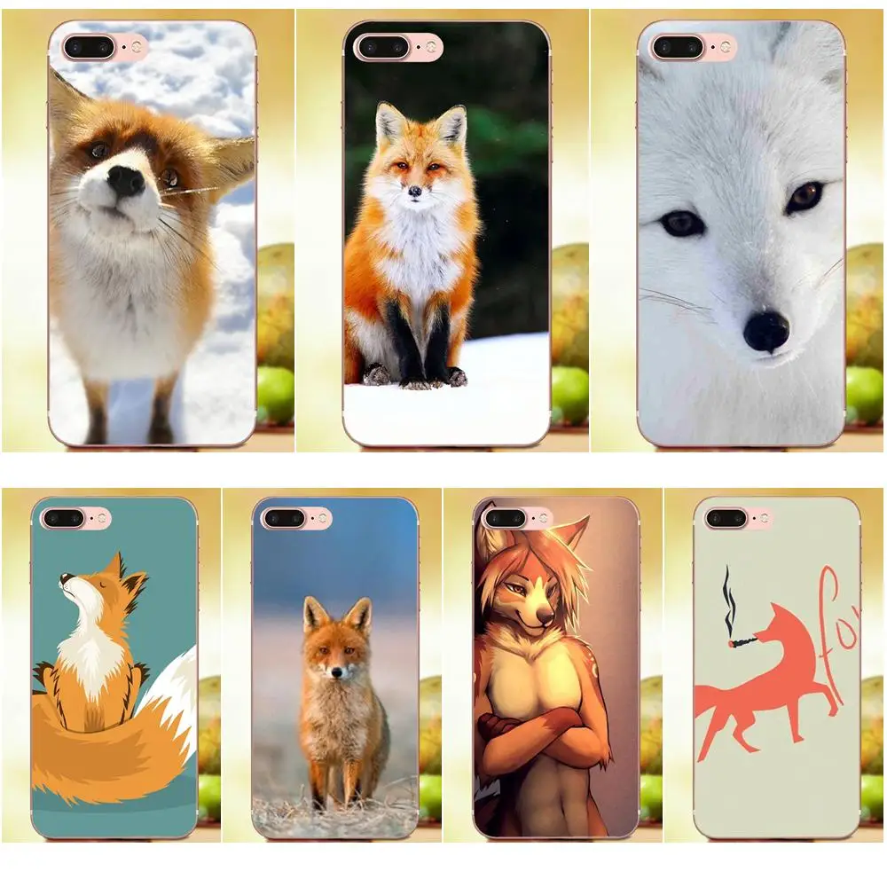 Милый чехол с изображением животных лисы для Ipod Touch Pretty Moto G G2 G3 G4 G5 HTC 530 626 628 630 816 820