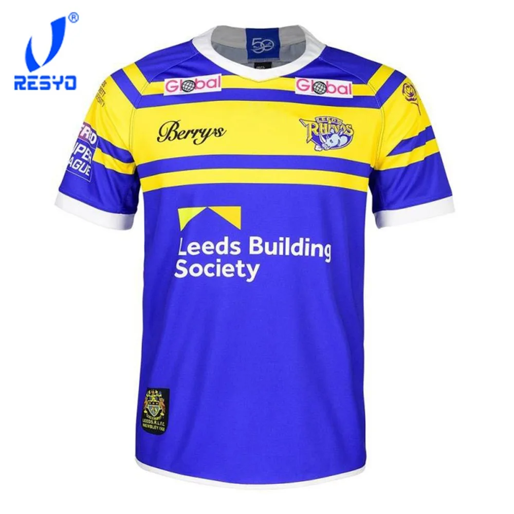 RESYO 18 LEEDS RHINOS RUGBY JERSEYSin Rugby Jerseys from Sports