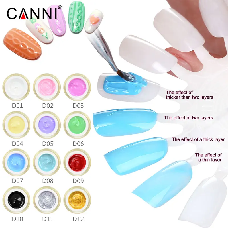 free shipping Hot sale Gold sliver colors painting sculpture nail 3d gel 8ml nail art soak off led uv lines 3D Emboss gel