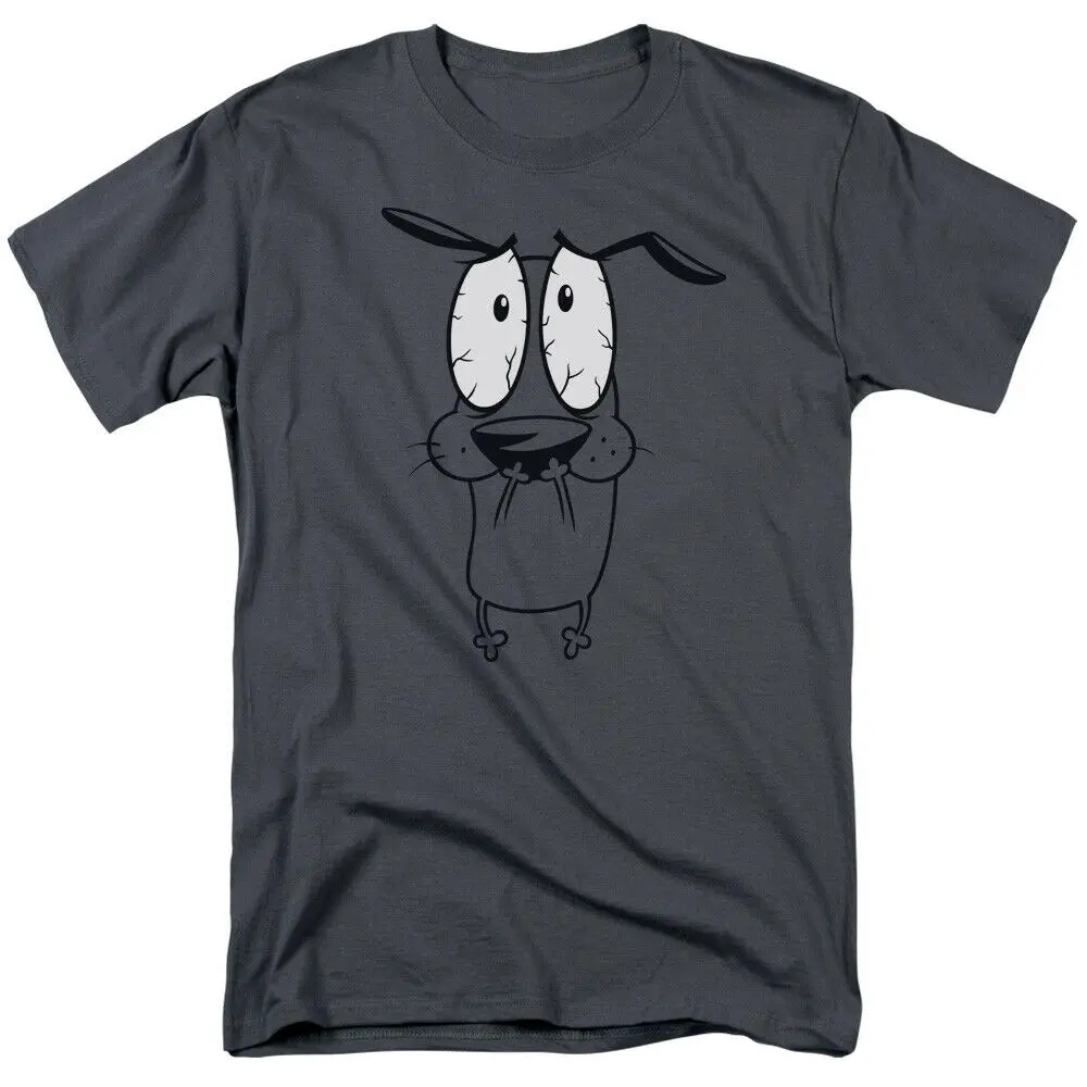 

Courage The Cowardly Dog Scared Licensed Adult T Shirt