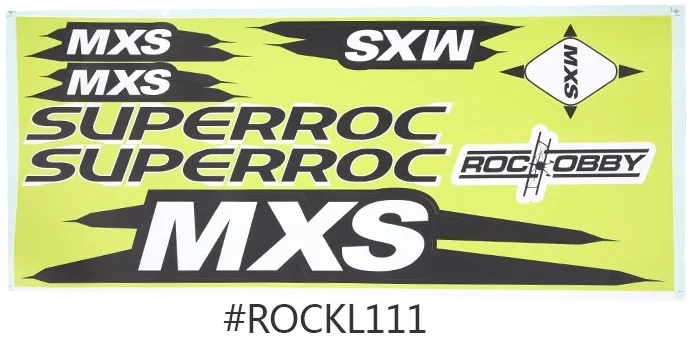 RC Airplane Sticker Part for FMS ROC Hobby MXS V2 ROC021