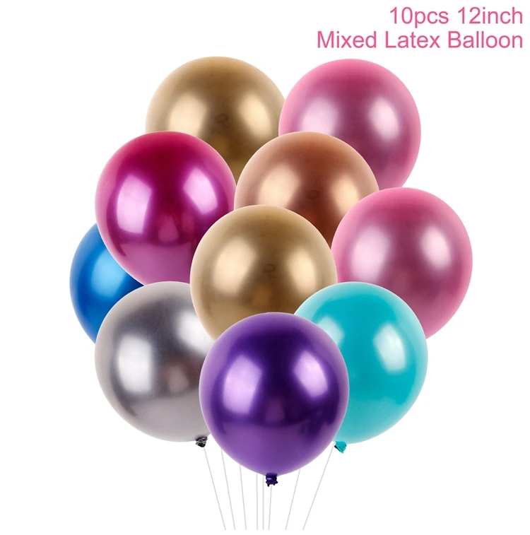 Вечерние шары из латекса ballonen на день рождения воздушные шары, свадебные шары Ballonnen Verjaardag декор для вечеринки в честь Дня Рождения, детские шаре баллоны - Цвет: Mixed