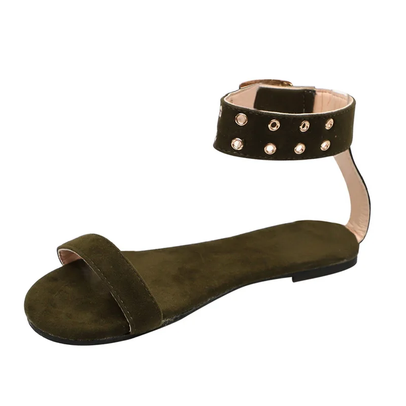 Г., женские сандалии на плоской подошве обувь с открытым носком г., новые летние сандалии женские винтажные пляжные сандалии в римском стиле с пряжкой на ремешке