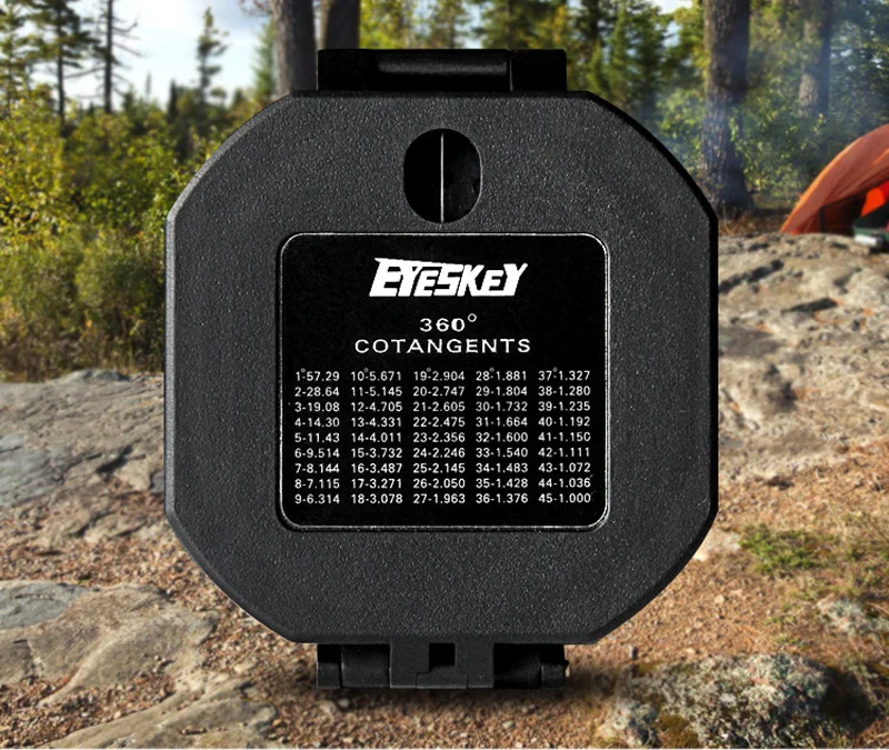 Bússola para Medir a Inclinação Militar de Sobrevivência ao ar Bússola Geológica Eyeskey Profissional Leve Livre Distância 7 exterior da bússola geológica profissional de eyeskey